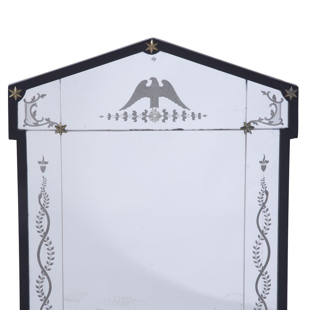 Ebonised 1960s French Mirror MI3660258