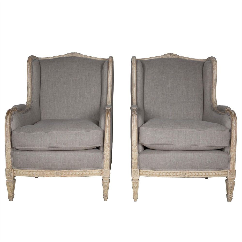 Pair of Large Bergeres CH173938