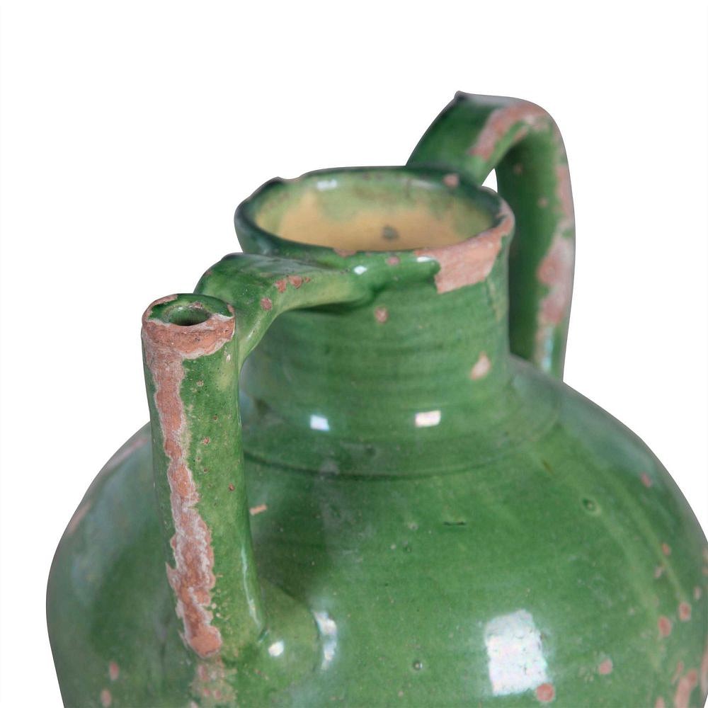 19th Century Green Glazed Cruche Orjol DA9055723