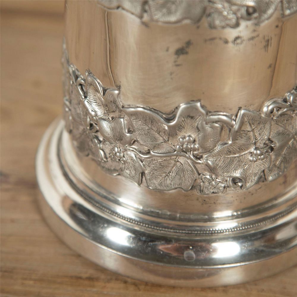 Victorian Silver Plated Sypho Wine Coaster DA5862034
