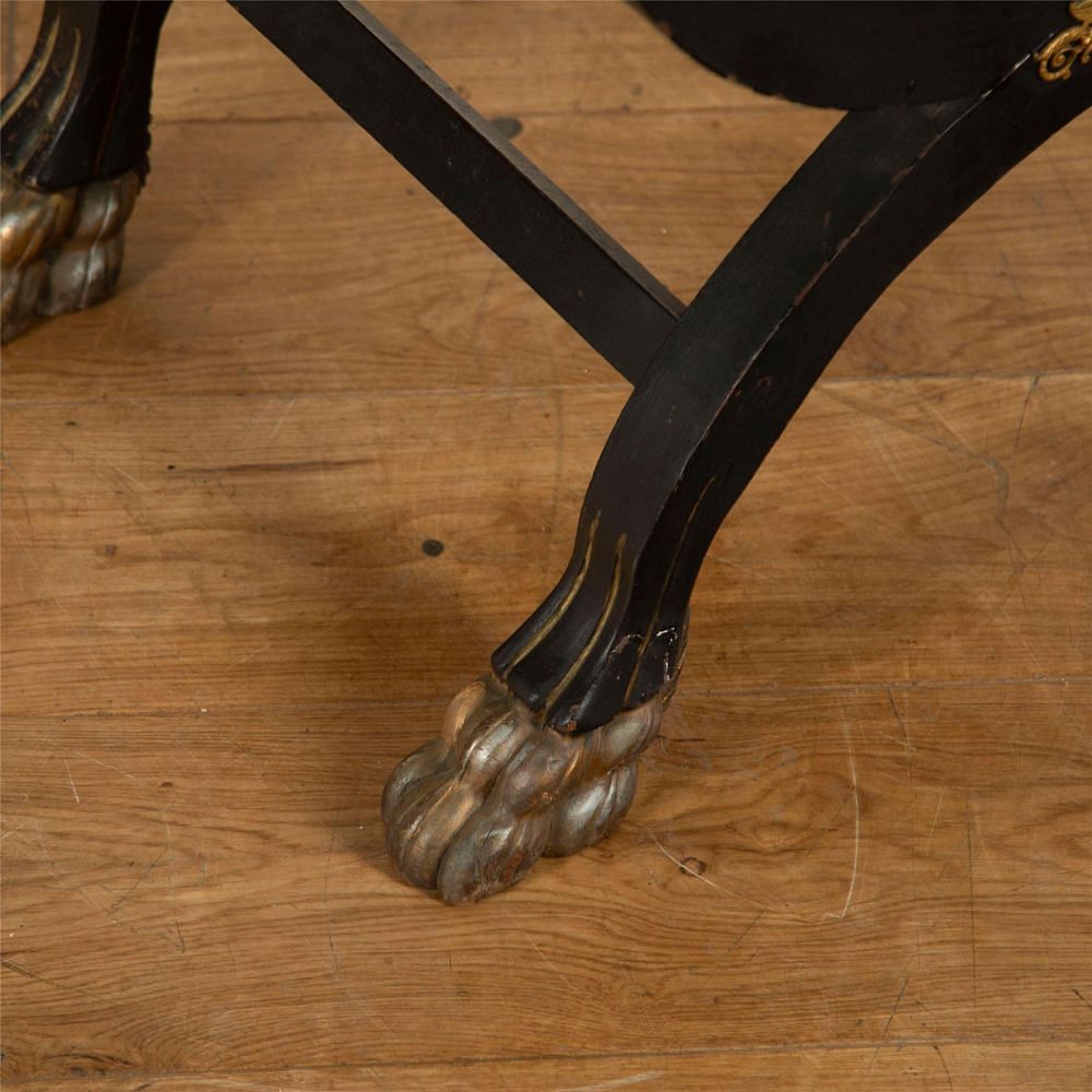 Lion & Clawfoot Stool ST737095