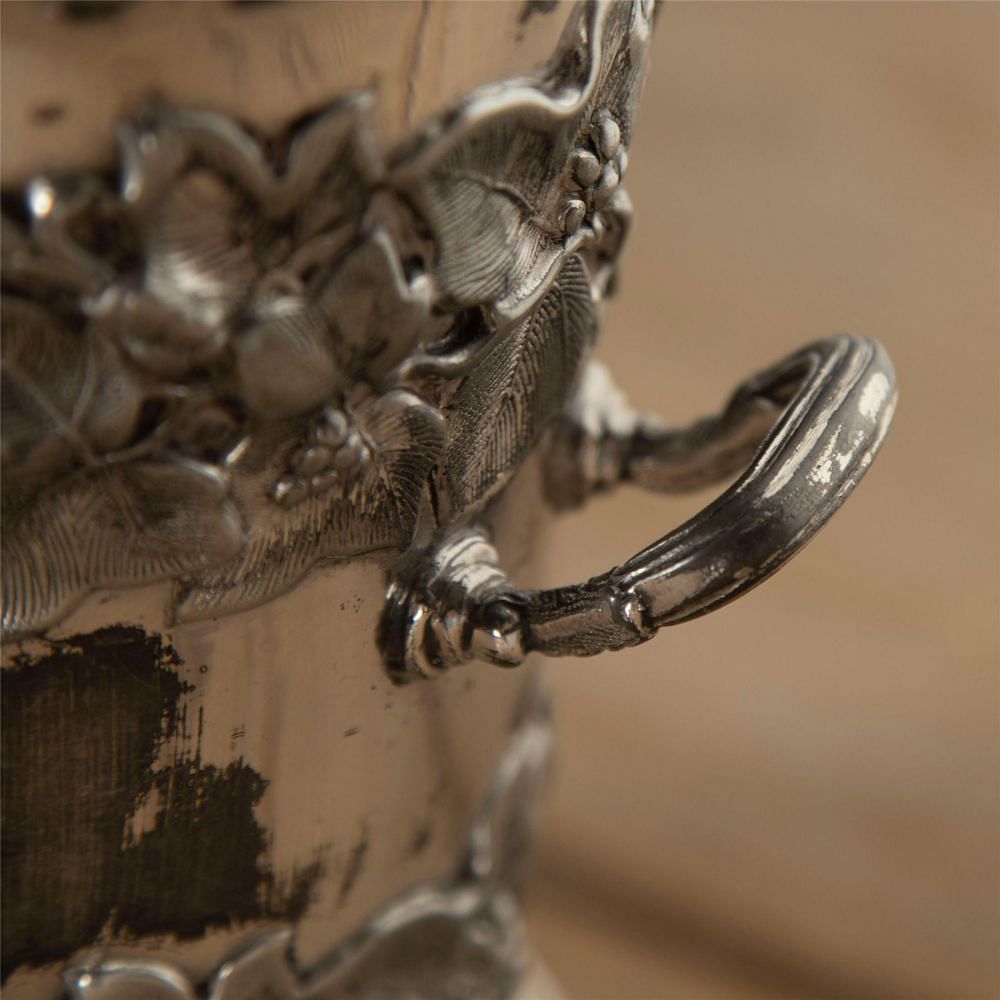 Victorian Silver Plated Sypho Wine Coaster DA5862034