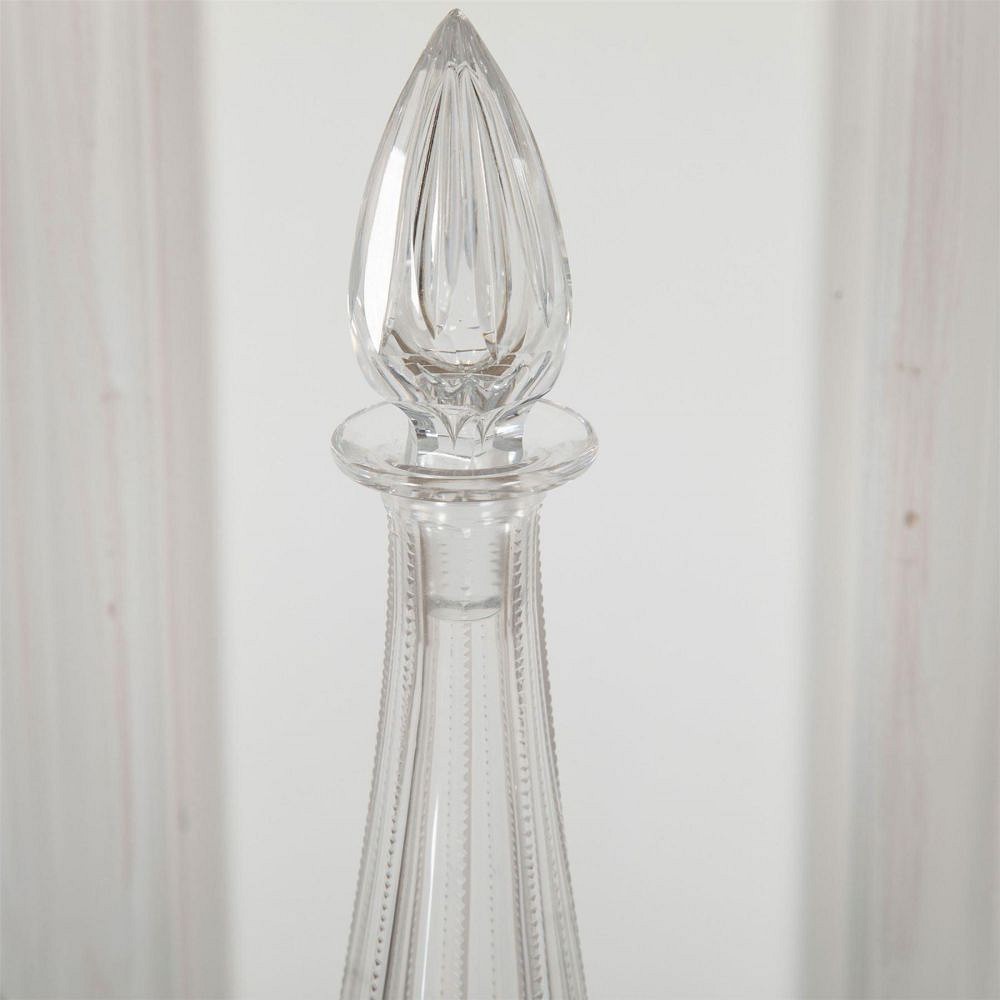 Tall Cut Glass Val Saint Lambert Decanter DA5861429