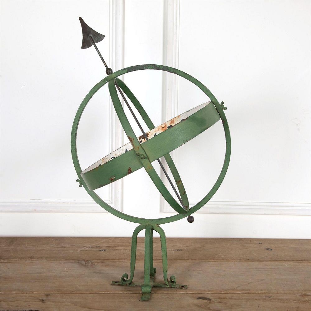 Mid Century French Nautical Armillary Sphere With Original Paint and Numbers GA5961822