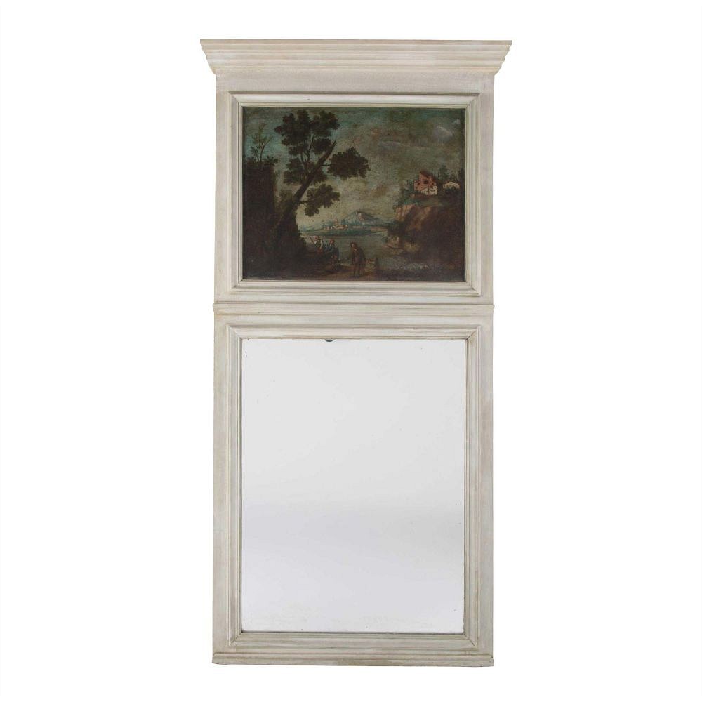 French 19th Century Trumeau Mirror MI3753622