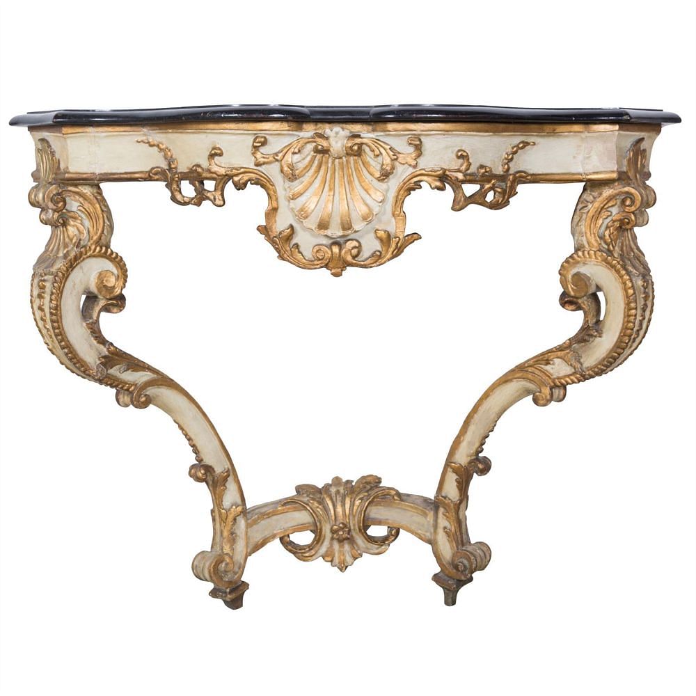 French Decorated Console Table CO0357710