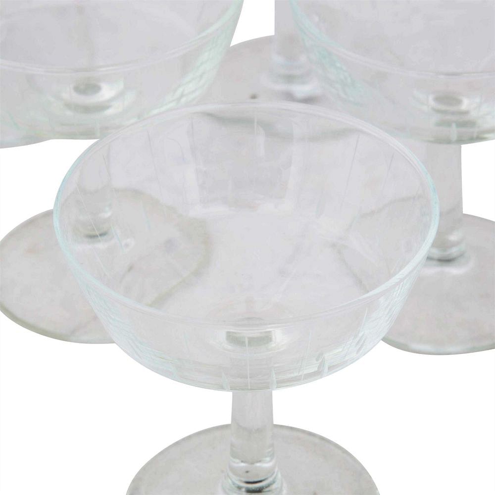 10 Vintage Champagne Glasses DA1512784