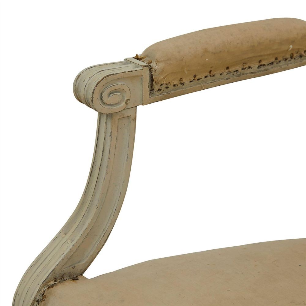 18th Century Carved Wood Painted French Sofa SB0661664