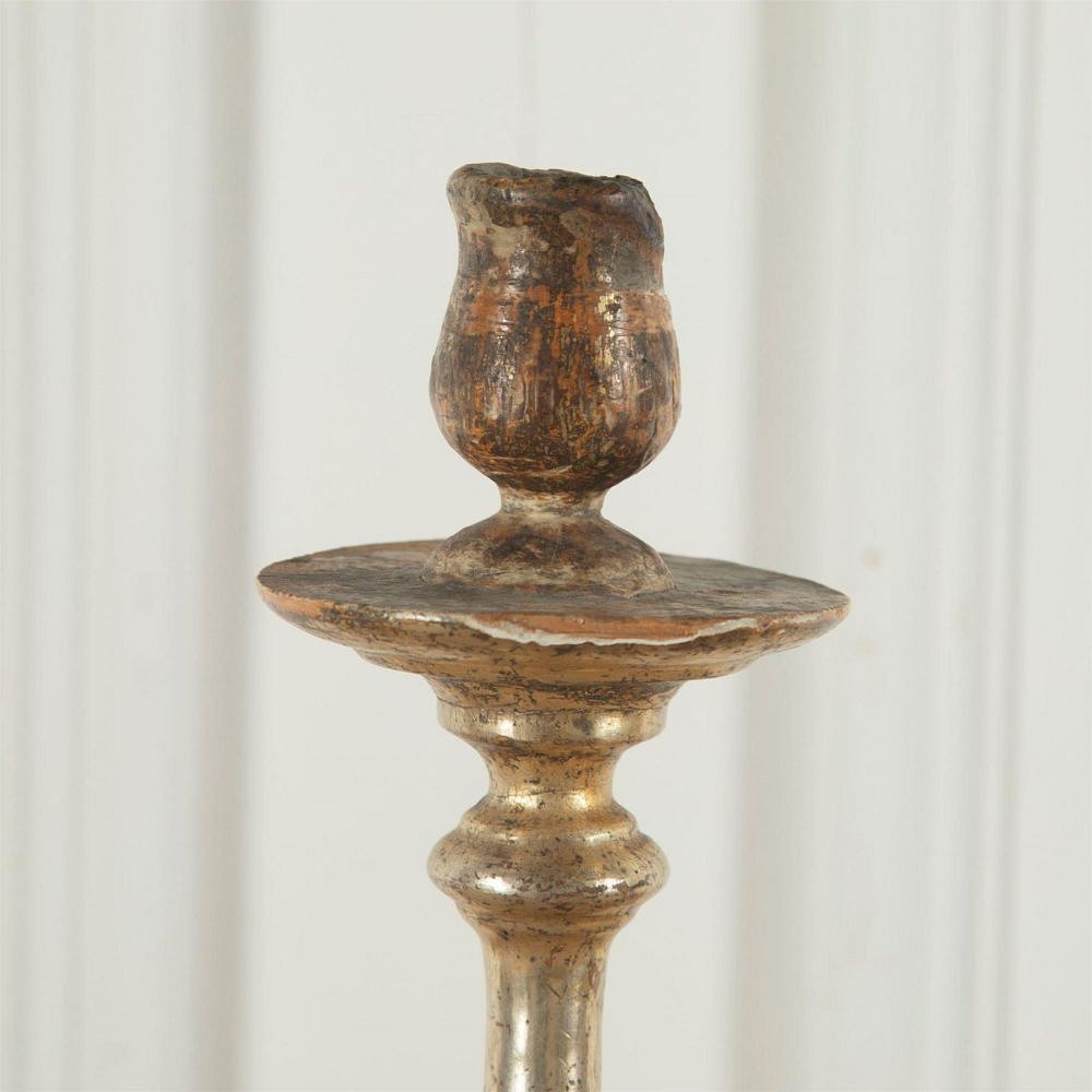 19th Century Silver Gilt Candlestick DA9161311