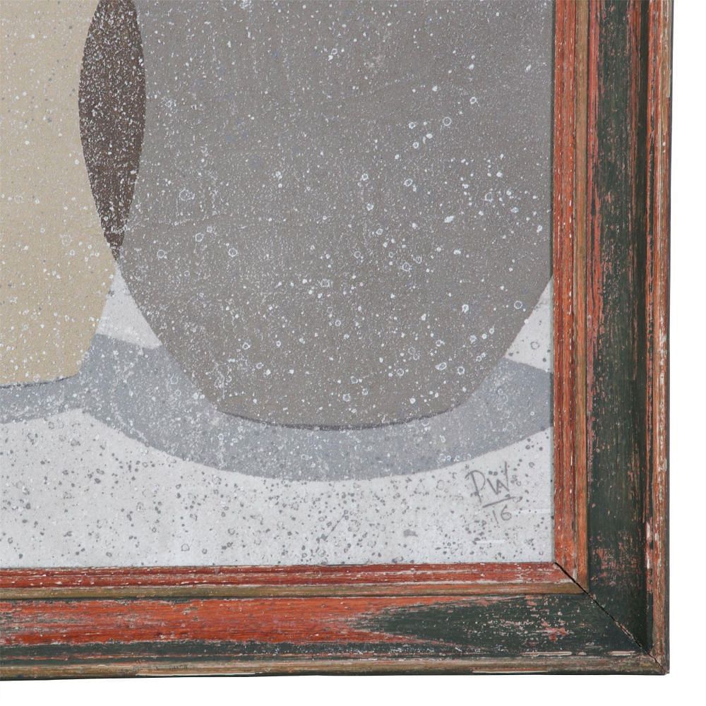 Framed Acrylic Painting on Wood by Peter Woodward WD297361