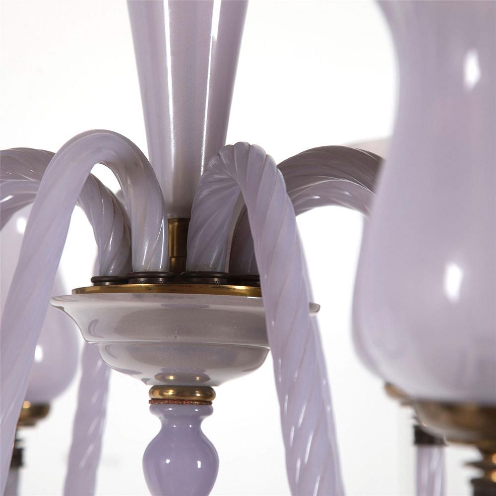 Rare Lilac Murano Glass Chandelier LC3062287