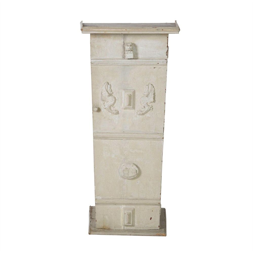 Painted Pedestal Cabinet OF015317
