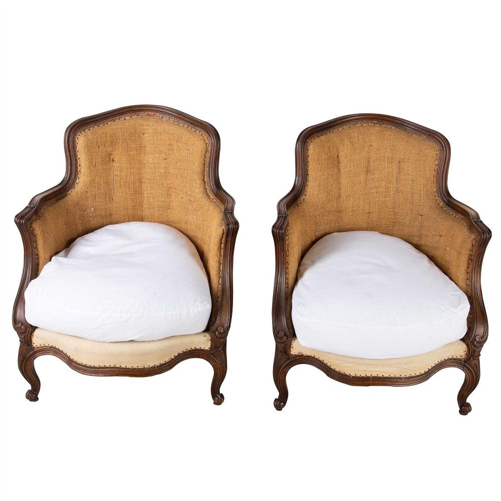 Pair of Louis XV Revival Bergeres CH1560384