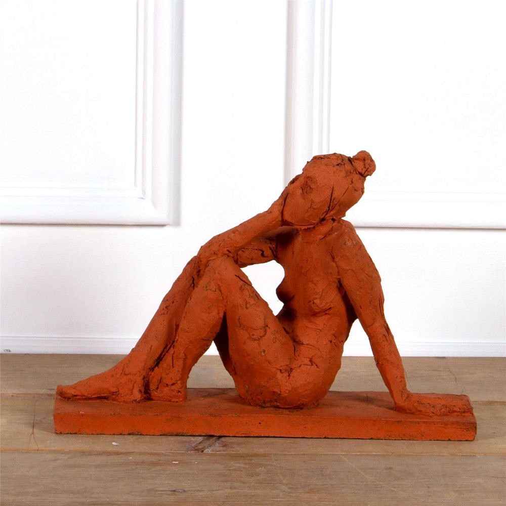 Seated Female Nude Sculpture DA0961998