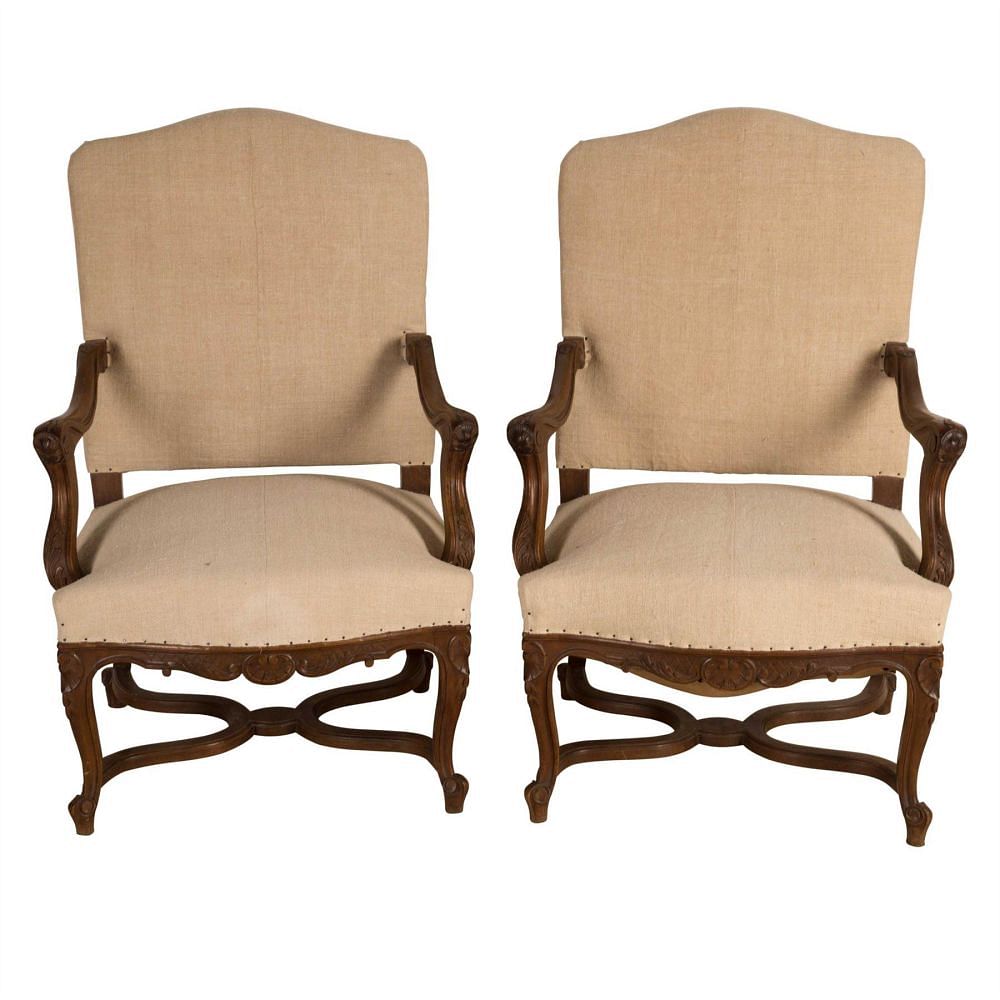 Pair of French 19th Century Armchairs CH4159047