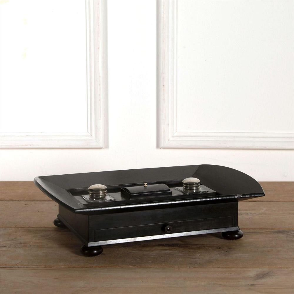 Regency Ebony Anglo Indian Ink Stand DA0362643