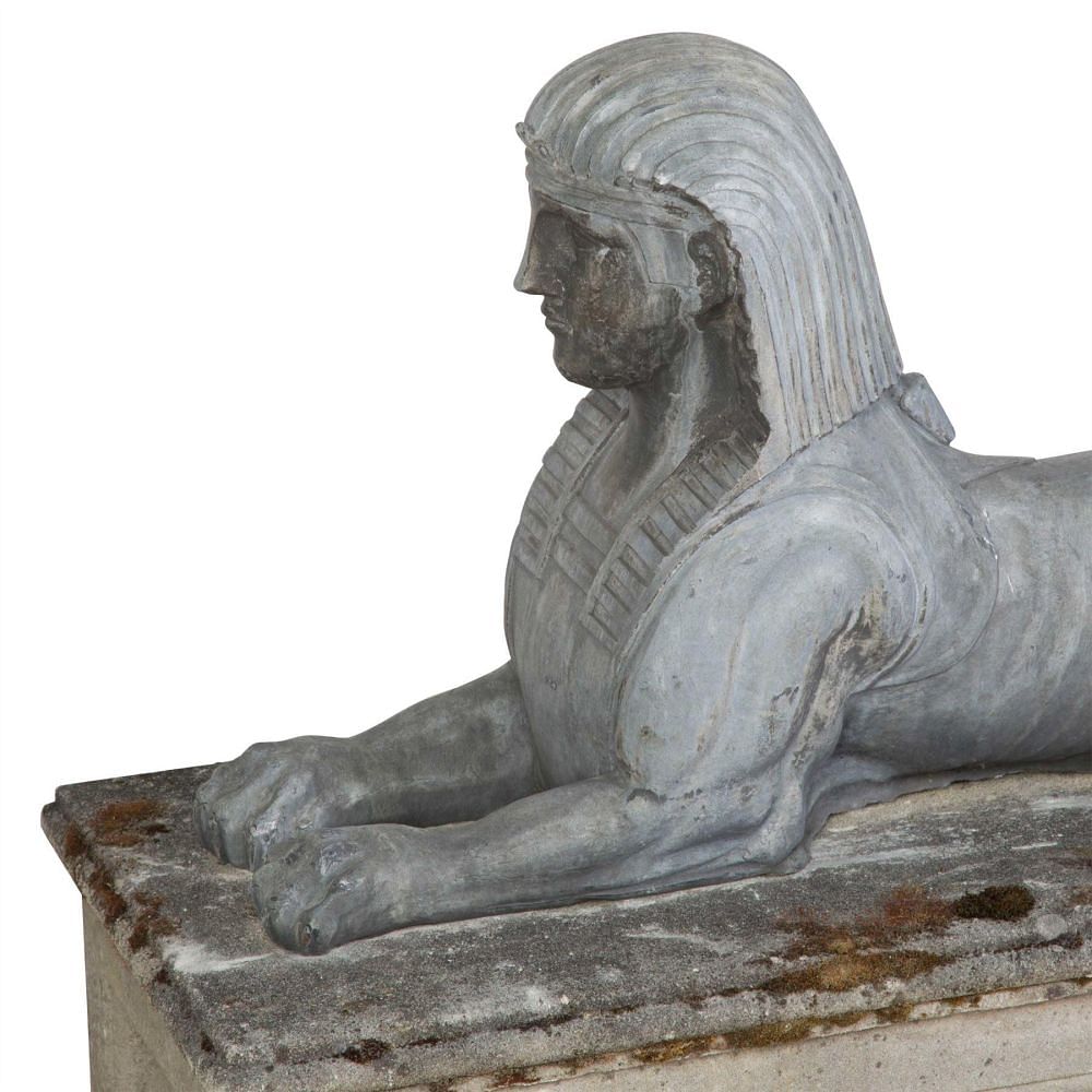 Late 19th Century Lead Sphinx GA0311483