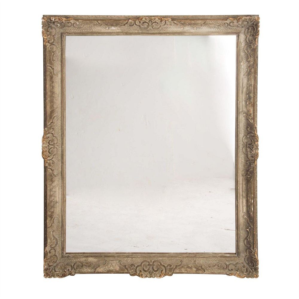 Large Mirrored 19th Century Carved Frame MI1559011