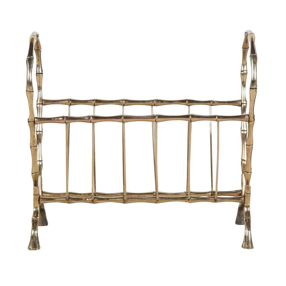 Mid Century Faux Bamboo Magazine rack OF1554170
