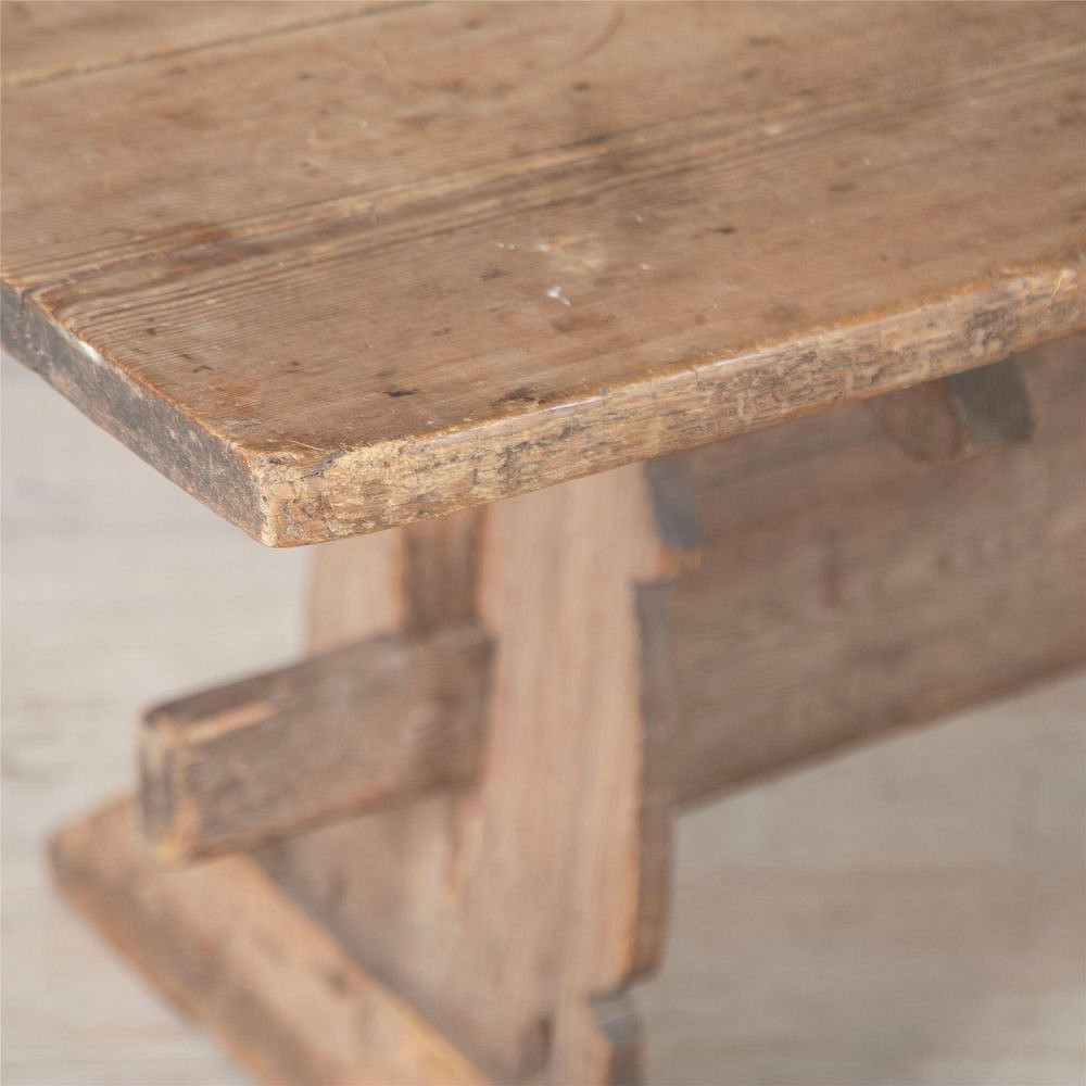 19th Century Farmhouse Trestle Table TD1161091