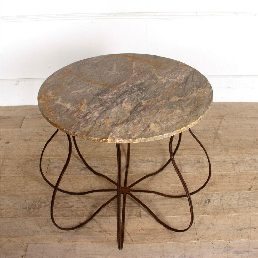 Iron And Marble Centre Table TC287310