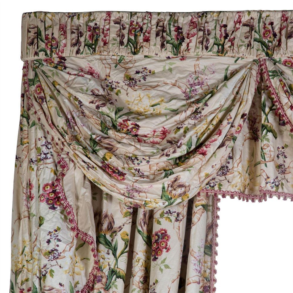 Set of Three Pairs of Colefax and Fowler Curtains RT0510705