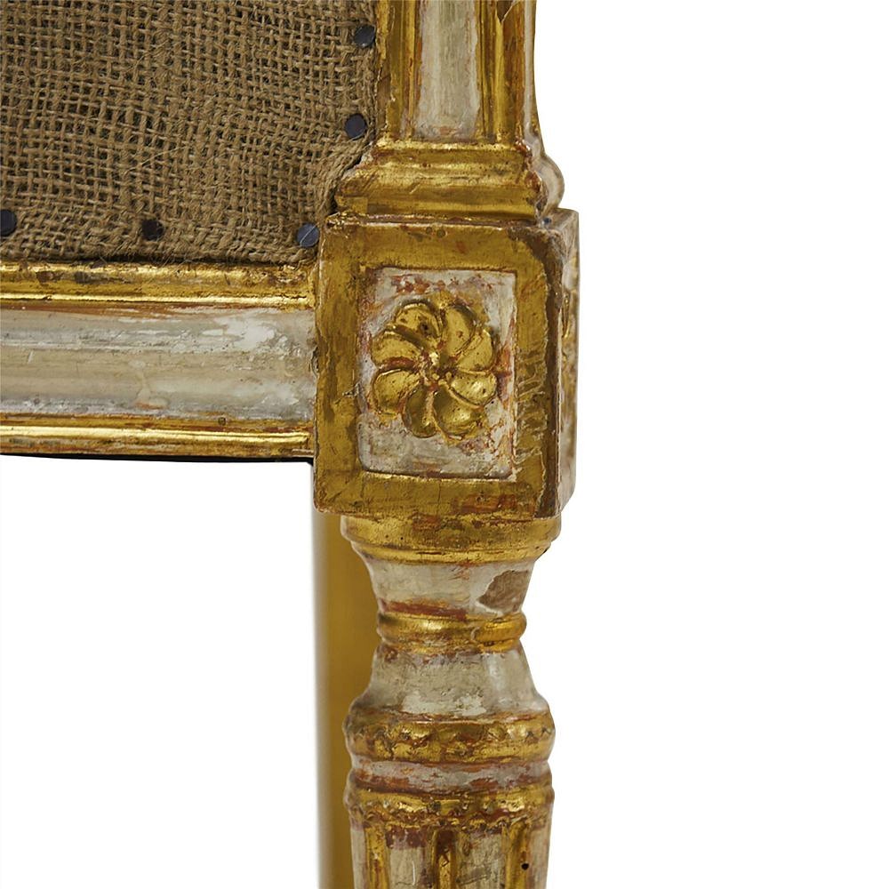 Pair of 18th Century Italian Painted & Gilt Armchairs CH0662263
