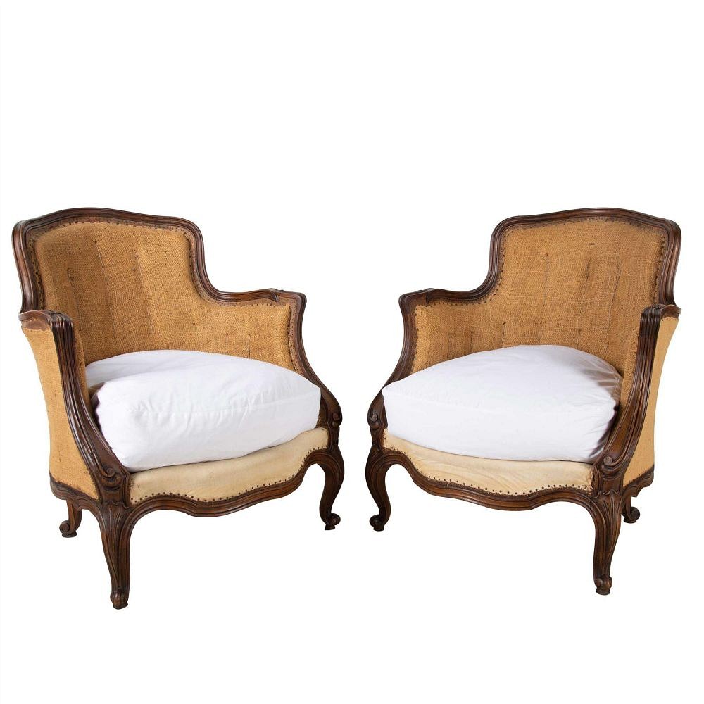 Pair of Louis XV Revival Bergeres CH1560384
