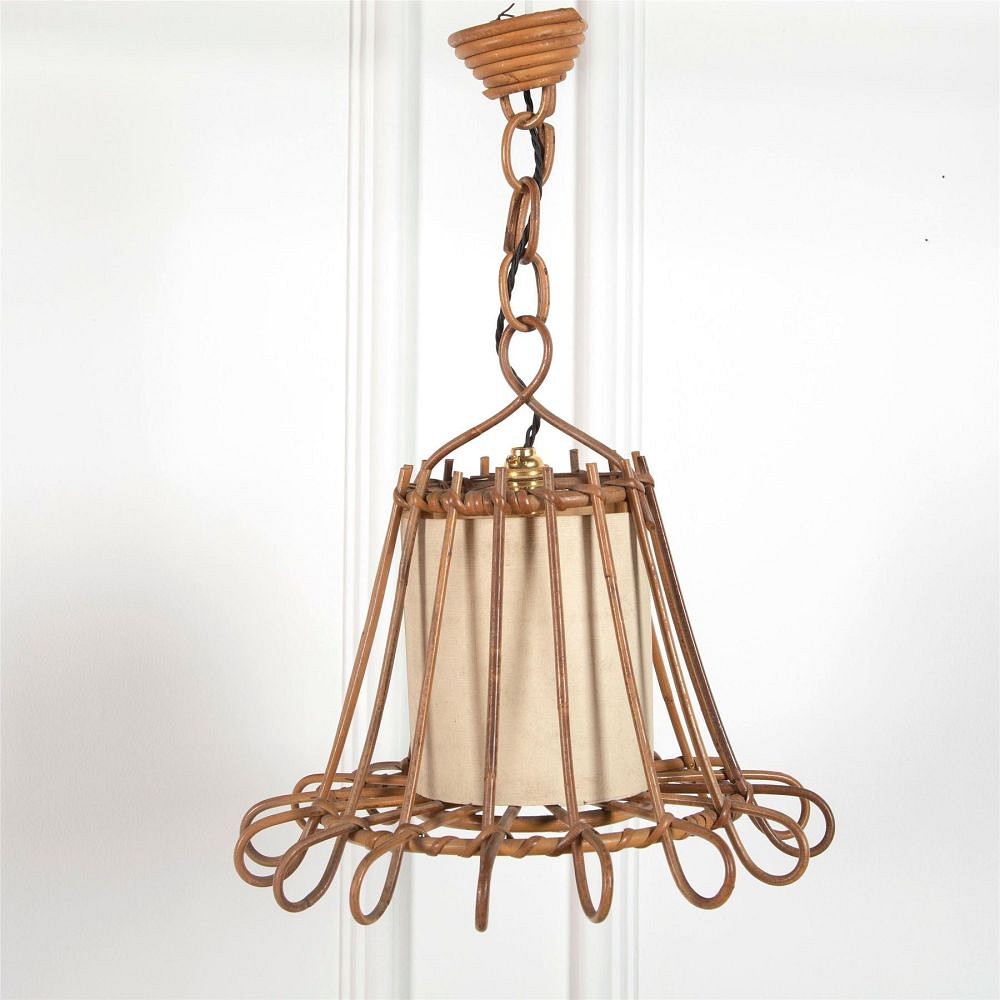 Rattan Ceiling Pendant in the Manner of Janine Abraham LC3062007