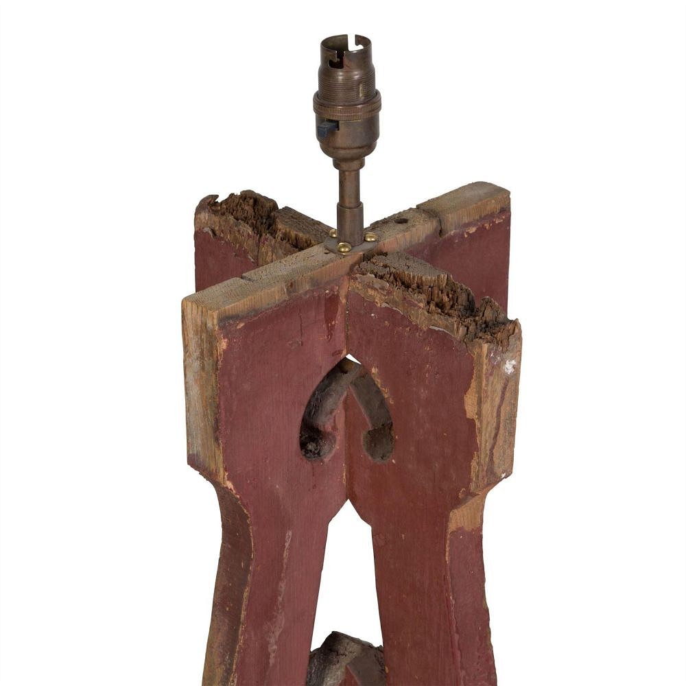 Pair of Balcony Elements Converted to Lamps LT017688