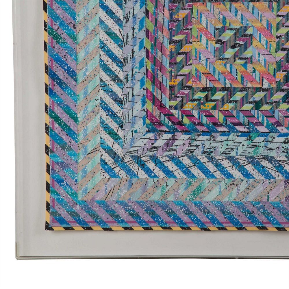 Large Abstract Collage by Mark Templeton WD3055860