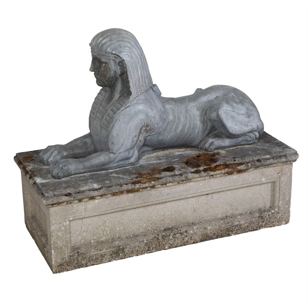 Late 19th Century Lead Sphinx GA0311483
