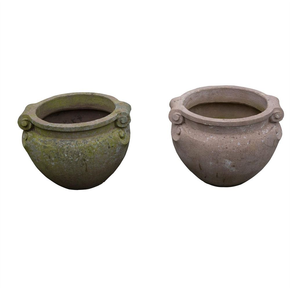 Matched Pair of Biscuit Compton Pots GA1955695