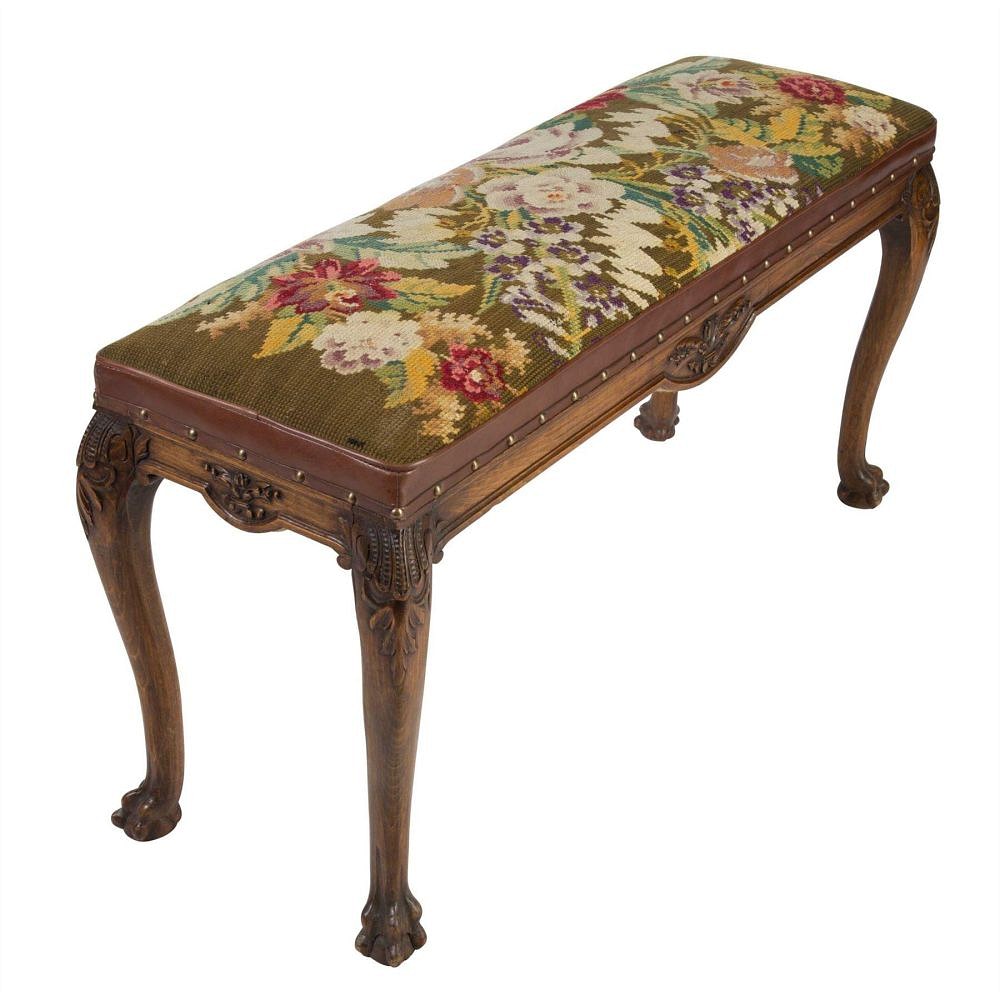 Tall Needlework Footstool ST5557730