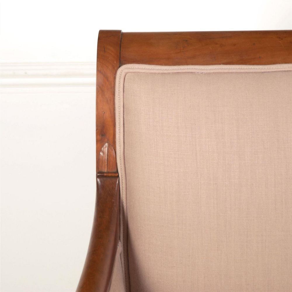 Pair of French Fruitwood Bergere Armchairs CH397387