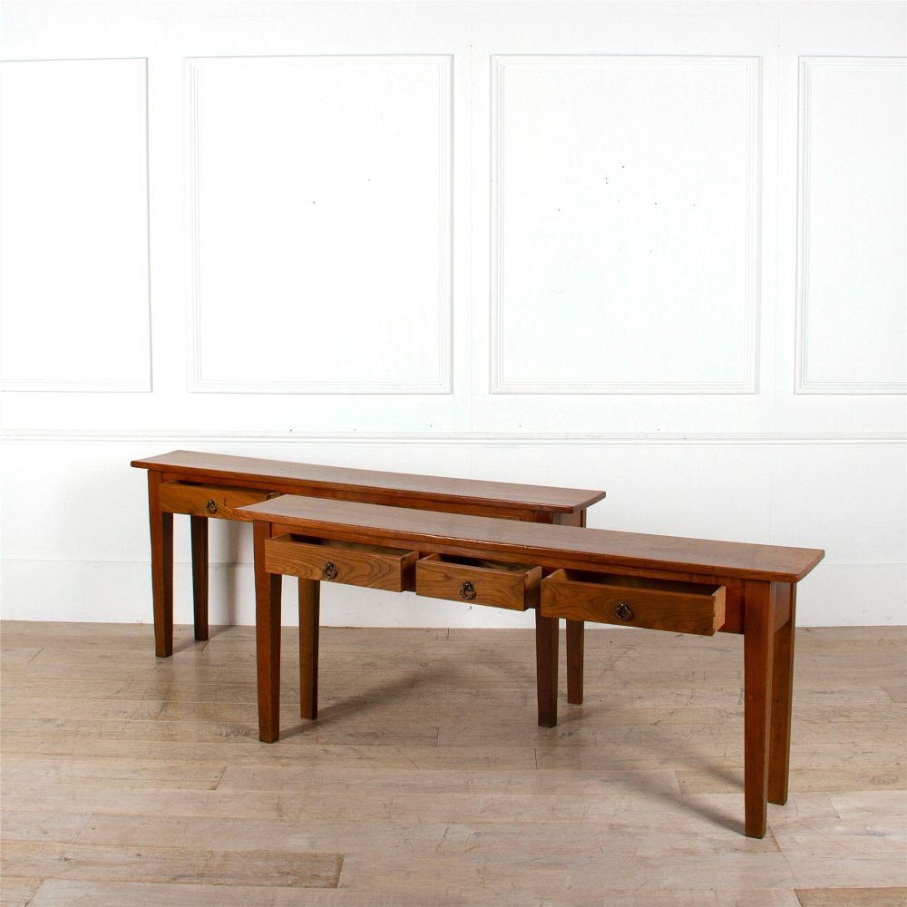 Pair of Cherrywood Tables TS527262