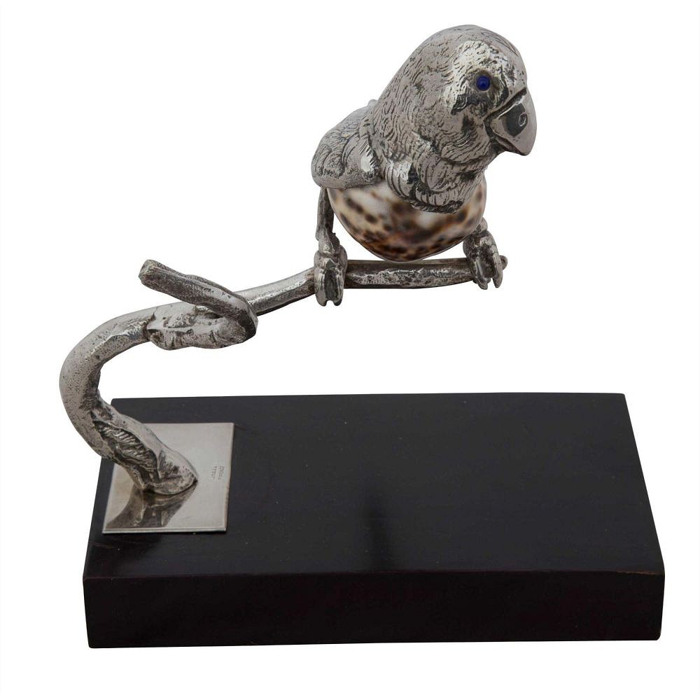 Silver Plate 'Binazzi' Parrot DA1504935