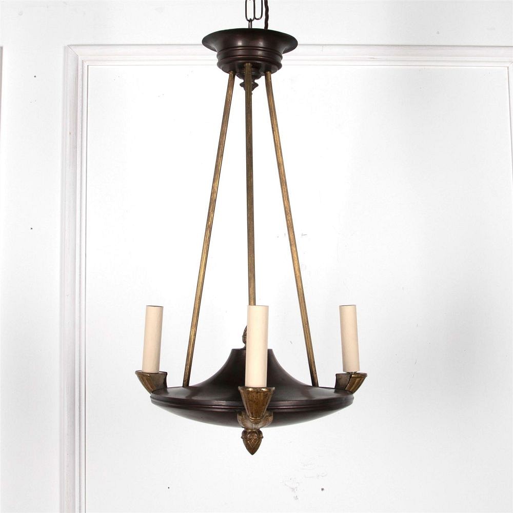 Empire Style 1920s Three Light Chandelier LC2162113