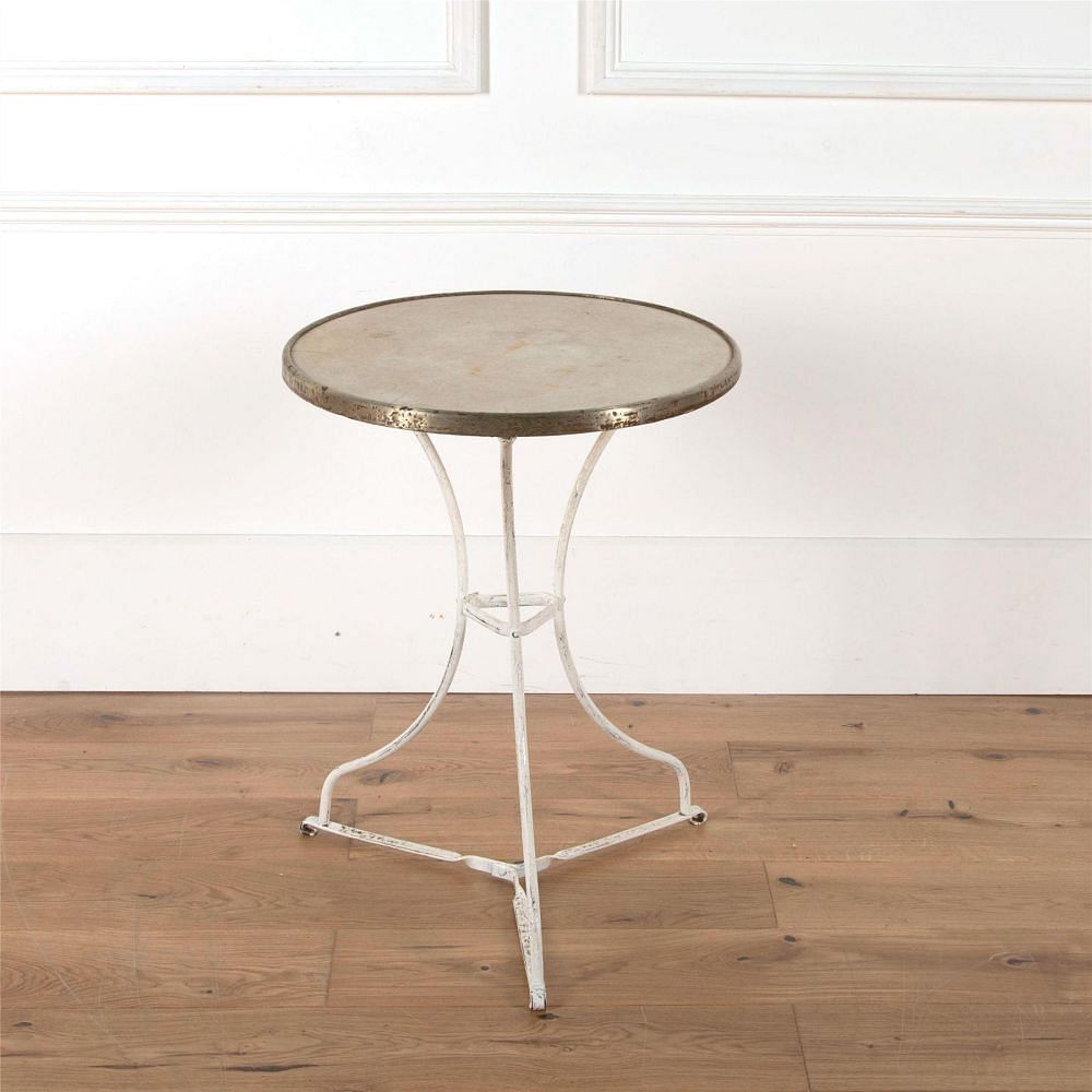 French Stone Topped Garden Gueridon Bistro Table GA2862065