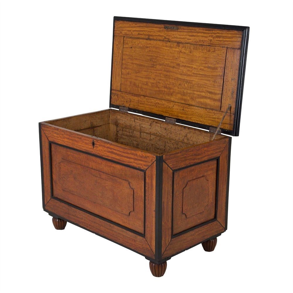 19th Century Satinwood and Ebony Chest OF0659358