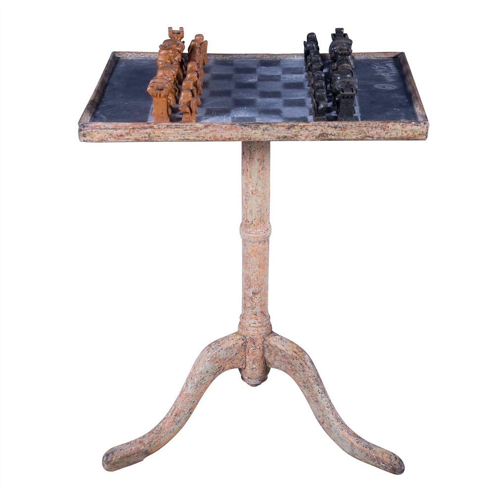 Gustavian Game Board Table TC6058320