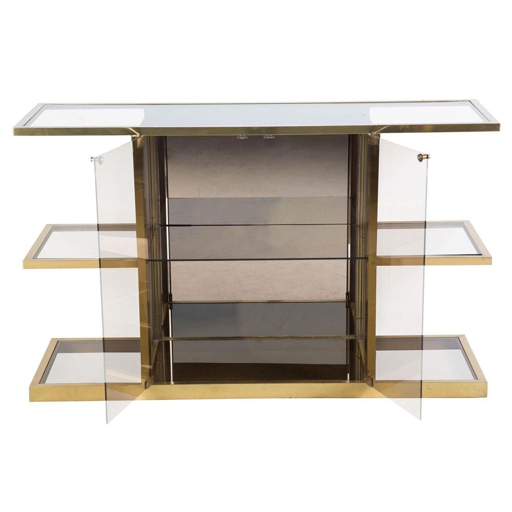 Brass and Glass Cabinet BK309709