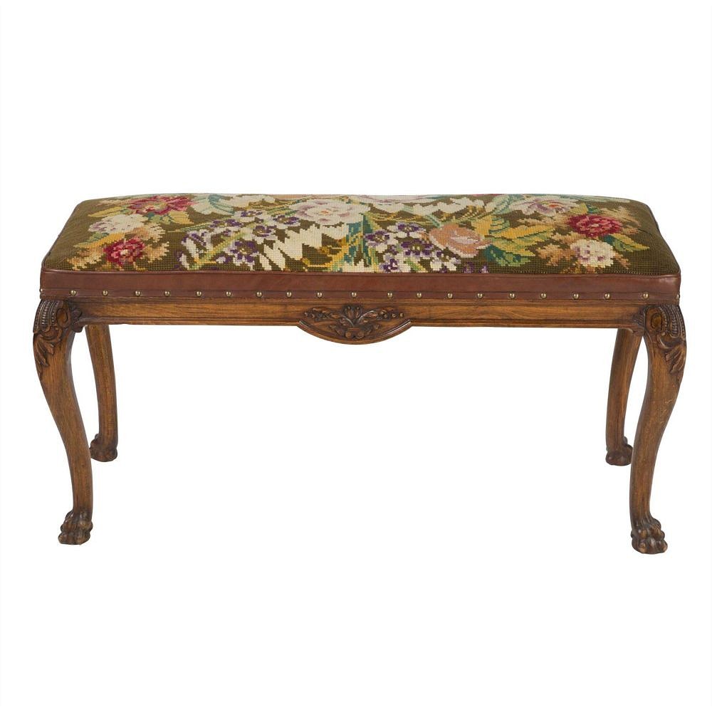 Tall Needlework Footstool ST5557730