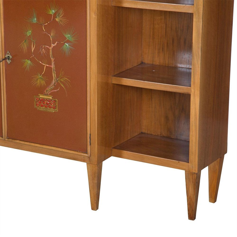 Pair of 20th Century Walnut Bookcases BK5258203