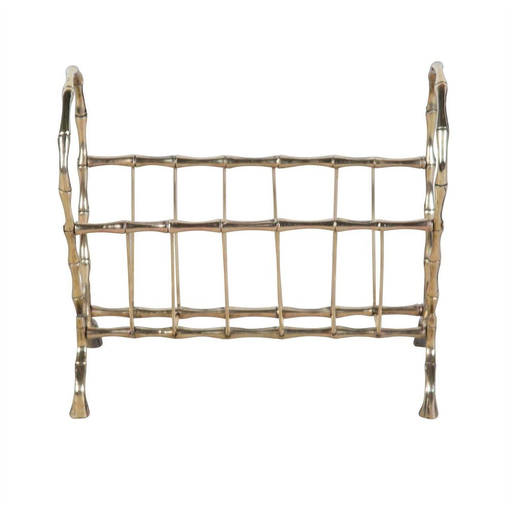 Mid Century Faux Bamboo Magazine rack OF1554170