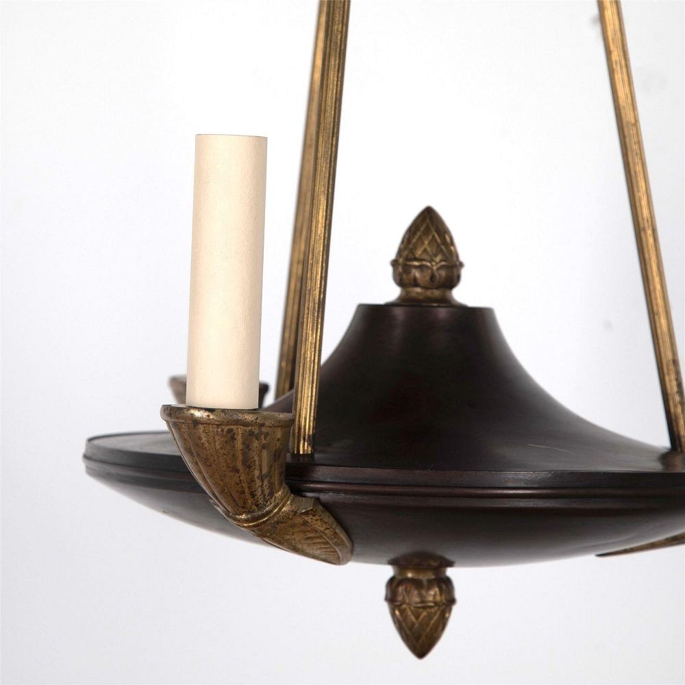 Empire Style 1920s Three Light Chandelier LC2162113