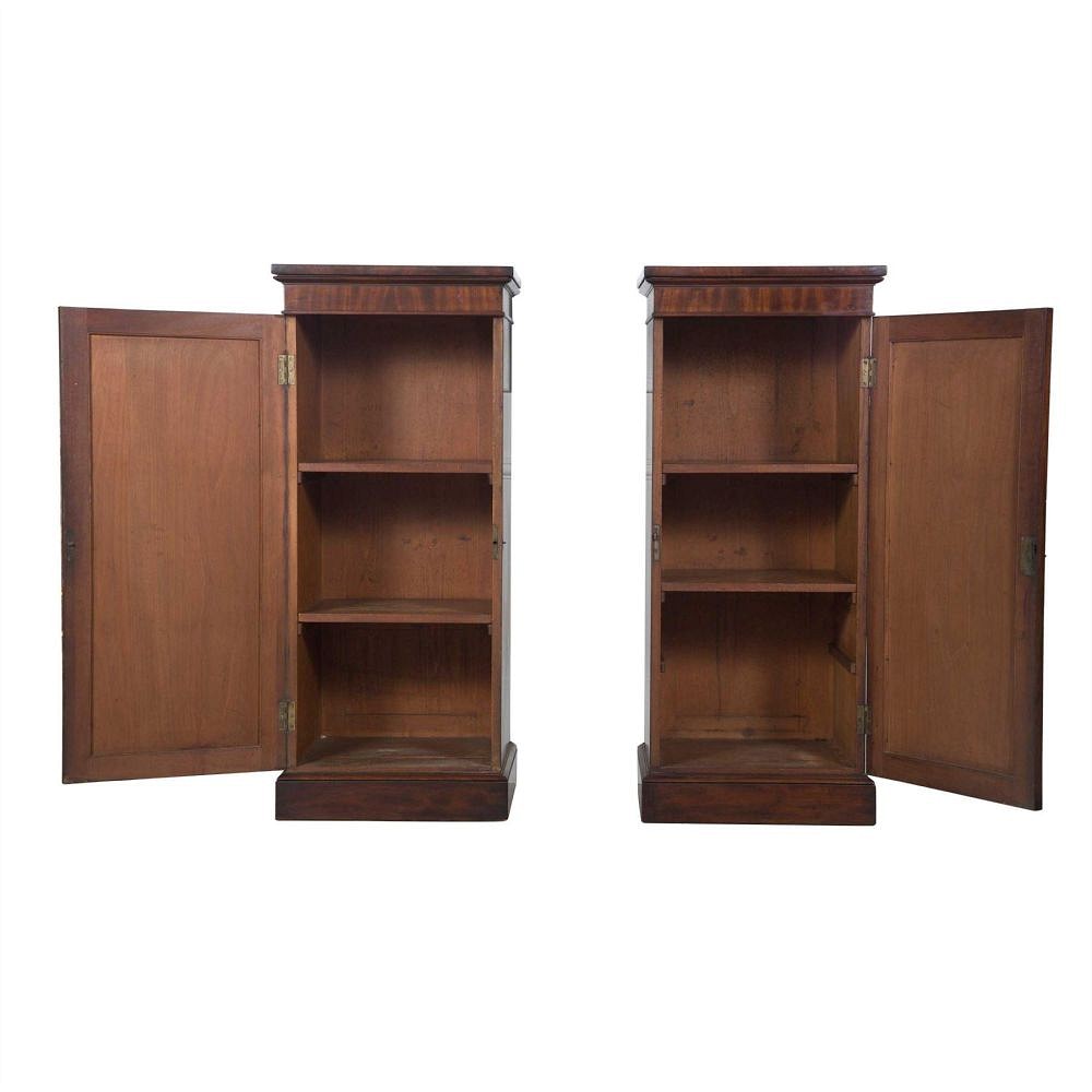 Pair of Mahogany Pedestal Cupboards OF0357333