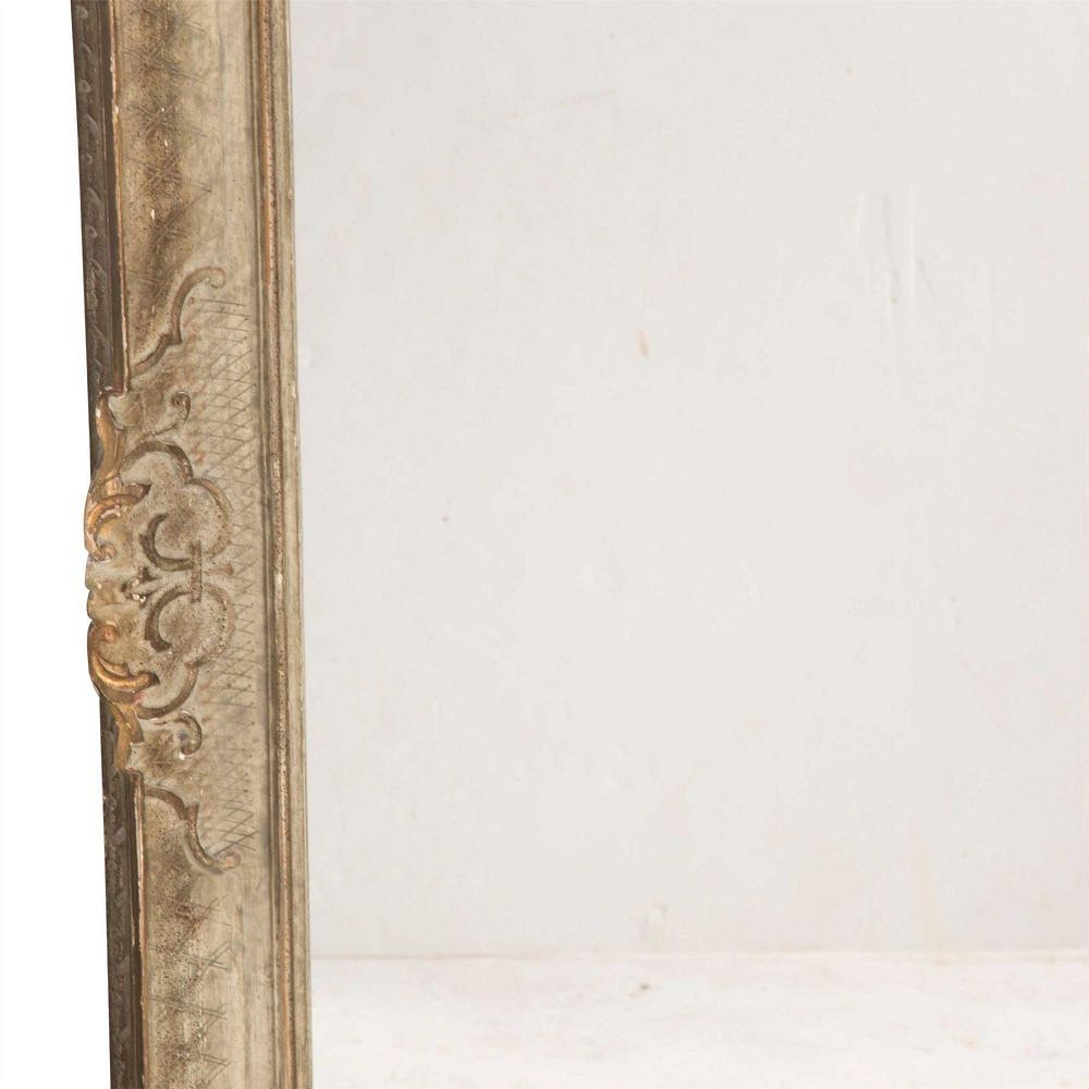 Large Mirrored 19th Century Carved Frame MI1559011