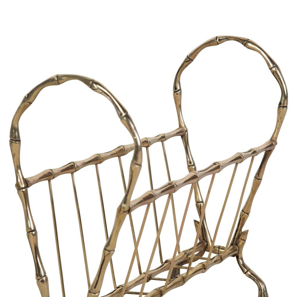 Mid Century Faux Bamboo Magazine rack OF1554170