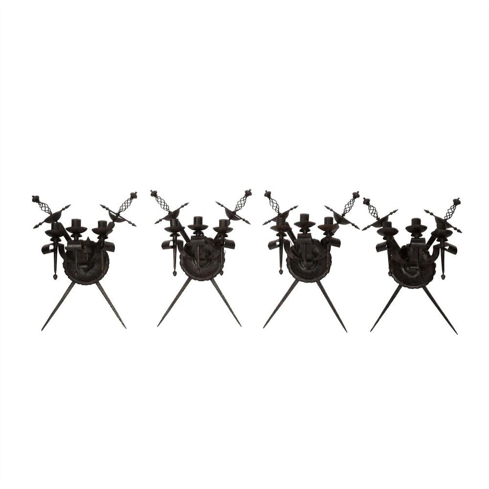 Four Chateau Wall Appliques LW1559001